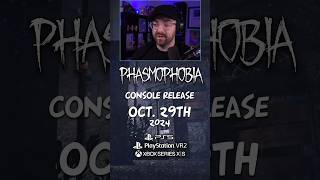 WE HAVE A CONSOLE RELEASE DATE 😱 | Phasmophobia #shorts