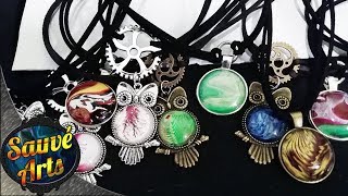 Making Original Necklaces: Owl Pendants, Suede Cords, Steampunk Style!