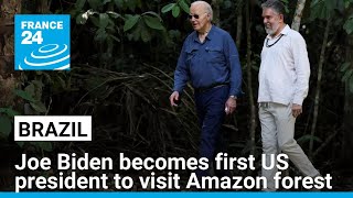 Biden becomes first US president to visit Amazon as Trump signals climate policy shift • FRANCE 24