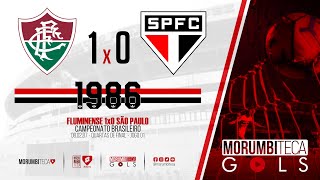 Fluminense 1x0 São Paulo - Brasileiro 1986 - Quartas de final - Jogo 01 - 08/02/1987