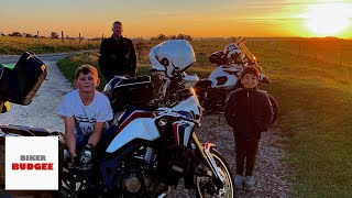 Sunday evening ride out to lambourn on the Africa twin