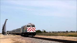 San Joaquin 714 with Ex NJT Comet Cars and Ex F40PH Cabbage