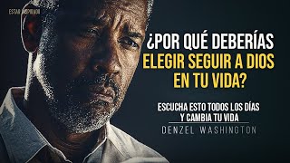 ¡COMIENZA TU DÍA CON ENERGÍA Y FE! Los consejos de vida de Denzel Washington te dejará SIN PALABRAS