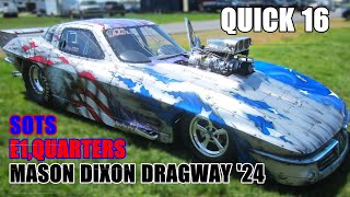 Southern Outlaw Top Sportsman QUICK 16 E1,Quarter Mason Dixon Dragway 2024 04 14