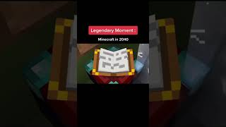 Minecraft In 2040 | Minecraft Legendary Moment (subscribe to me) #shorts #minecraft