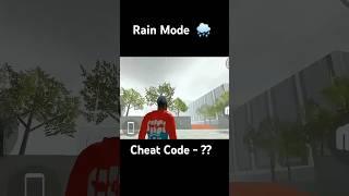 Rain Mode 🌧️☔ Cheat Code Indian bike driving 3d #foryou #foryoutube #shortsfeed #indianbikedriving3d