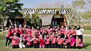 YOGA SUMMER CLASS DI SEASIDE SUMBAWA