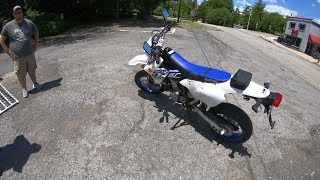 DRZ400SM 2019 First Ride From Dealership