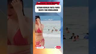 Indah mana pantai Bali atau Vietnam? #shortvideo #bikini #beach