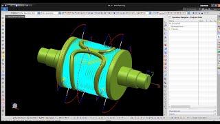 NX CAM 4axis Tutorial 1