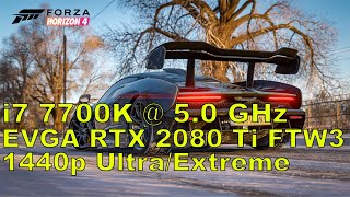 Forza Horizon 4 | 1440p Ultra/Extreme Settings | 7700k RTX 2080 Ti FTW