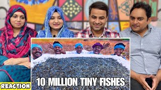 10 Million Tiny Fishes | Ayira Meen | Rare River Fish Cleaning And Cooking In Village | Fish Recipes