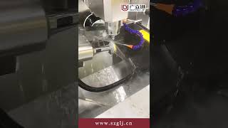 24k gold bangles making process | CNC gold bangles making machine - Guanglijin #shorts #jewelry