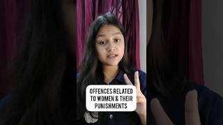 Part 1 | Offences Related to Women in India | Section 304B & 498A of IPC #lawwithjiya #ytshorts