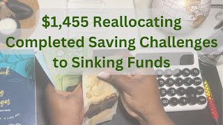 $1,455 Completed Savings Challenges | Allocation to Sinking Funds