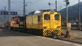 Bahnbetrieb der Rähtischen Bahn RhB in Landquart