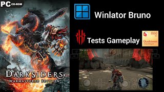 Winlator Bruno emulator gameplay Darksiders Warmastered Edition tests Red Magic 6 Pro sd888