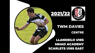 LLANDEILO U16s 2021/22  - TWM DAVIES - CENTRE