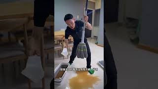 I am serious about cleaning. This mop works really well!!!#viralvideo #youtubeshorts