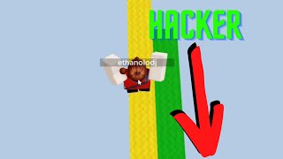 destroying bedwars with glitch (a hacker is killing me...) roblox