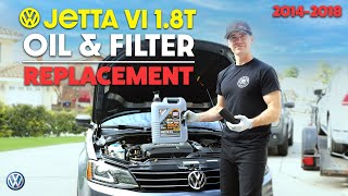 Volkswagen Jetta VI 1.8T Oil/Filter Change - 2014 to 2018