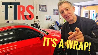 Audi TTRS Gets a Makeover! @wizzswrapscarwrappingchann2741