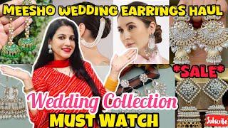 Meesho Wedding Earrings Haul 😍 Meesho Haul ❣️ Traditional Earrings | Honest Review #meesho