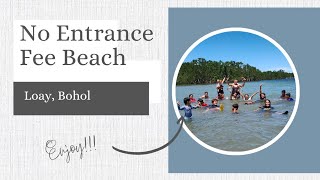 No Entrance Fee Beach  in Loay, Bohol | Botoc Bay Beach