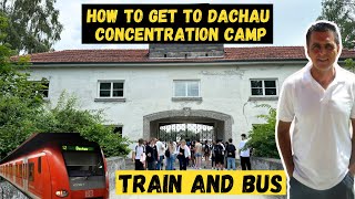 HOW TO GET TO DACHAU CONCENTRATION CAMP FROM MUNICH BY TRAIN AND BUS | BEST WAY TO GET TO DACHAU