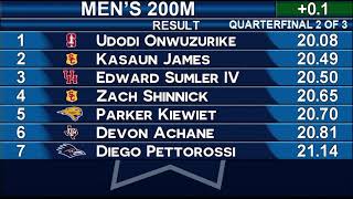 NCAA WEST 2022 : 200M QUARTERFINALS - HEAT 2