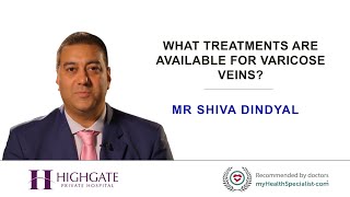 What treatments are available for varicose veins?