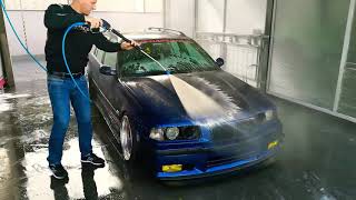 Avus Blau Bmw e36 m60b40 Car Wash