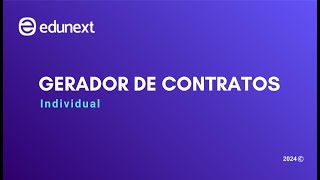 Gerador de contratos financeiros - Individual