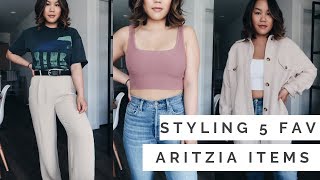 STYLING ARITZIA BASICS || 5 Best Aritzia Purchases I've Ever Made