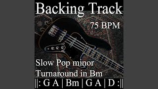 Backing Track Slow Pop minor Turnaround in Bm