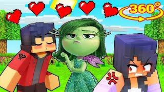 Aphmau's BOYFRIEND In Love With DISGUST (INSIDE OUT) in Minecraft 360°