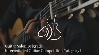 Guitar Salon Belgrade International Guitar Competition 2020 Category I