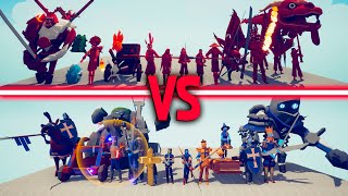 MEGA DYNASTY TEAM vs MEGA MEDIEVAL TEAM Part 3 - Totally Accurate Battle Simulator | TABS