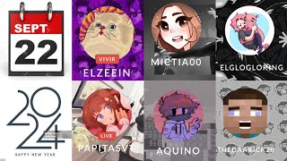 Team Latam twitch (estadísticas) 22 de setiembre de 2024