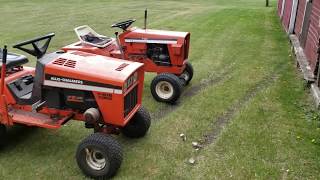 Allis Chalmers 712h and T-816 Garden Tractors