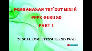 Soal PPPK Guru SD Terbaru