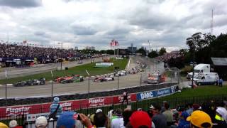 Detroit GP 2013, Belle Isle. IRL Re-start.