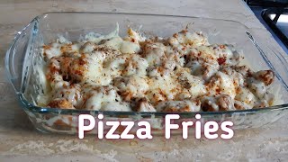 Pizza fries recipe.tea time or guests k liye best idea.jhatpat banaen or serve karen