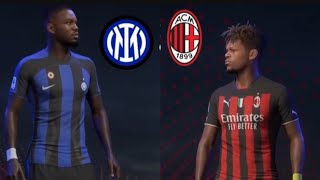 İNTER & MİLAN ! YENİ TRANSFERLERLE DERBİ. FIFA 23