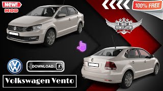 New Volkswagen Vento Car Mod For Bus Simulator Indonesia || 💯%Free Mod || #bussidmods #bussid #mods