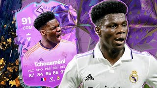 91 TCHOUAMENI UT GEBURTSTAG - Player Review | ULTIMATE TEAM 24 l FC 24 l FUT BIRTHDAY