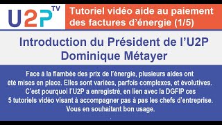 Introduction du Président de l’U2P 1/5