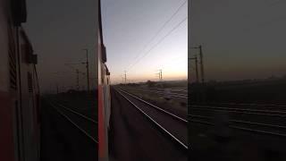 Amazing Sunset View From Train 🌇 😍 #indianrailways #railway #railfans #youtube