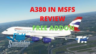 A380 in Msfs/ Airbus A380 free mod review/ FSreviews