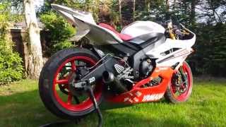 Yamaha R6 Track bike rebuild and walk around  (Road Legal)